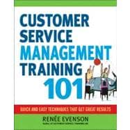 Customer Service Management Training 101