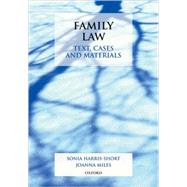 Text, Cases, and Materials Family Law