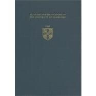Statutes and Ordinances of the University of Cambridge 2010
