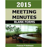 Meeting Minutes 2015