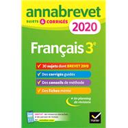 Annales du brevet Annabrevet 2020 Français 3e
