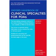 Oxford Handbook of Clinical Specialties for PDAs