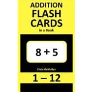 Addition Flash Cards in a Book