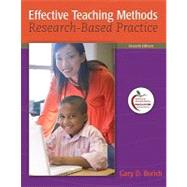 Effective Teaching Methods : Research-Based Practice