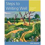 Steps to Writing Well (with 2016 MLA Update Card)