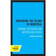 Governing the Island of Montreal