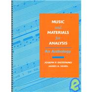 Music and Materials for Analysis