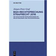 BGH-Rechtsprechung Strafrecht 2016