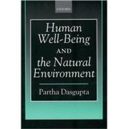 Human Well-Being and the Natural Environment
