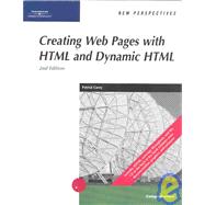 New Perspectives on Creating Web Pages With Html and Dynamic Html
