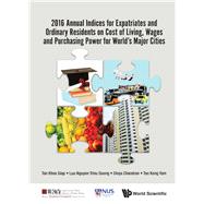 2016 Annual Indices for Expatriates and Ordinary Residents on Cost of Living, Wages and Purchasing Power for World's Major Cities
