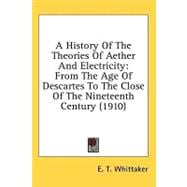 History of the Theories of Aether and Electricity : From the Age of Descartes to the Close of the Nineteenth Century (1910)