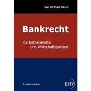 Bankrecht Far Betriebswirte Und Wirtschaftsjuristen