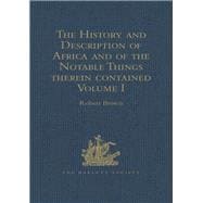 The History and Description of Africa and of the Notable Things therein contained