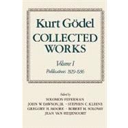 Collected Works  Volume I: Publications 1929-1936