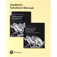 Student Solutions Manual for Fundamentals of Differential Equations and Fundamentals of Differential Equations and Boundary Value Problems,9780321977212