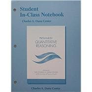 Student In-Class Notebook for Quantitative Reasoning