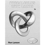 Student Study and Solutions Manual for Larson's Precalculus with Limits, 3rd