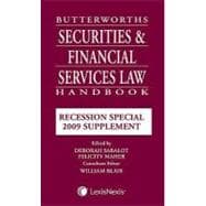Butterworths Securities and Financial Services Law Handbook Recession Special 2009 Supplement