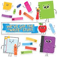 School Tools We've Got the Write Stuff! Mini Bulletin Board Set