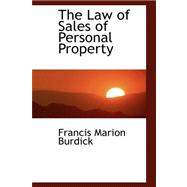 The Law of Sales of Personal Property