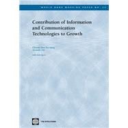 Contribution of Information and Communication Technologies to Growth