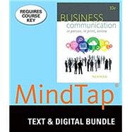 Bundle: Business Communication: In Person, In Print, Online, Loose-leaf Version, 10th + MindTap Business Communication, 1 term (6 months) Printed Access Card