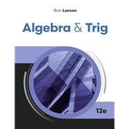 Algebra & Trig book cover, ISBN 9798214407227