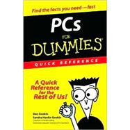 PCs For Dummies<sup>®</sup> Quick Reference