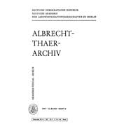 Albrecht-Thaer-Archiv. Band 11, Heft 8
