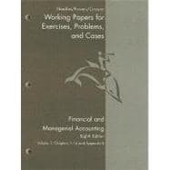 Financial and Managerial Accounting book cover, ISBN 9780618777235