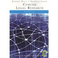 Concise Legal Research