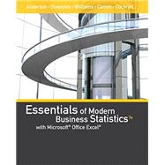 Bundle: Essentials of Modern Business Statistics with Microsoft Excel, 6th + Aplia™, 1 term Printed Access Card