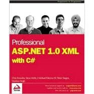 Professional ASP.NET 1.0 XML with C#,9781861007247