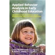 Applied Behavior Analysis in Early Childhood Education