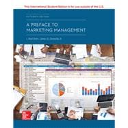 ISE A PREFACE TO MARKETING MANAGEMENT