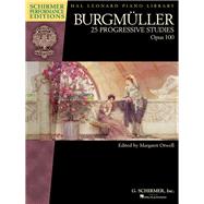 Burgmuller - 25 Progressive Studies, Opus 100 Schirmer Performance Editions Book Only