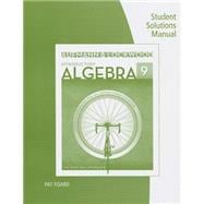 Student Solutions Manual for Aufmann/Lockwood's Introductory Algebra: An Applied Approach, 9th