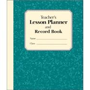 Teacher's Lesson Planner and Record Book (green)