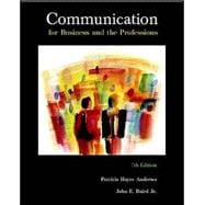 Commununication for Business and The Professions