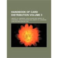 Handbook of Card Distribution