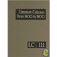 Literature Criticism From 1400 To 1800