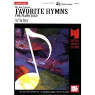 Favorite Hymns for Piano Solo book cover, ISBN 9780871667281