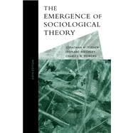The Emergence Of Sociological Theory,9780495127284