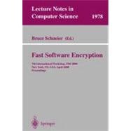 Fast Software Encryption: 7th International Workshop, Fse 2000, New York, Ny, Usa, April 10- 12, 2000 : Proceedings
