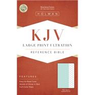 KJV Large Print Ultrathin Reference Bible, Mint Green LeatherTouch