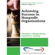 Achieving Success in Nonprofit Organizations