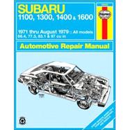 Haynes Subaru 1100, 1300, 1400, 1600 Manual, No. 237 '71 Thru '79