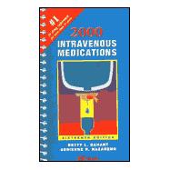 Intravenous Medications 2000: A Handbook for Nurses and Allied Health Professionals