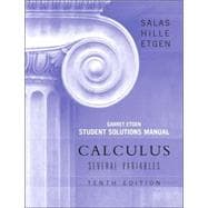 Student Solutions Manual to accompany Calculus: Several Variables, 10e (Chapters 13 - 19)